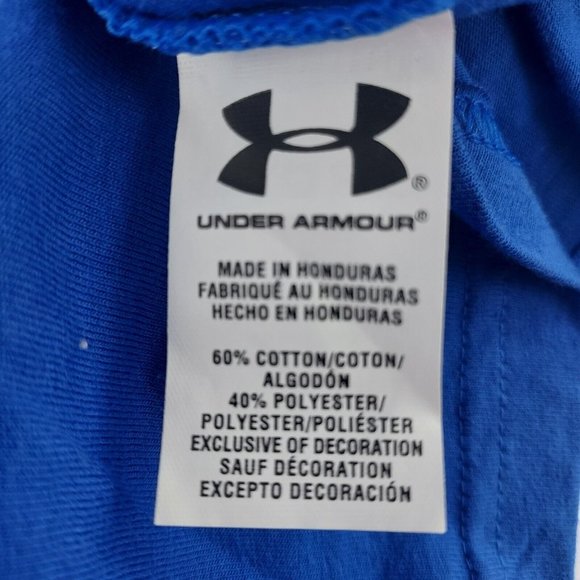 Under Armour Mens Blue Small Support The Troops Loose Fit‎ Short Sleeve T-Shirt - Picture 4 of 4